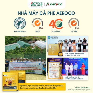 Cà Phê Cold Brew Aeroco 100% Arabica - Túi Lọc Nhật Bản Cao Cấp Giá 282.000 VND