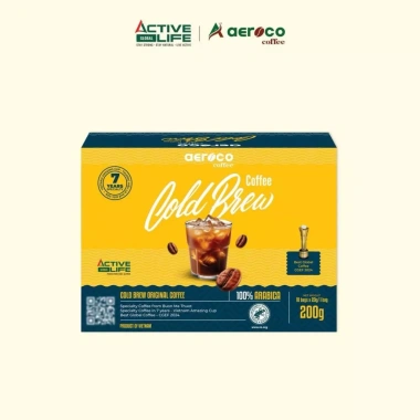 Cà Phê Cold Brew Aeroco 100% Arabica - Túi Lọc Nhật Bản Cao Cấp Giá 282.000 VND