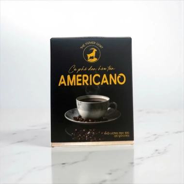 Cà Phê Đen Americano Hòa Tan Everest - Vị Đậm, Hương Thơm Tinh Tế, 75k