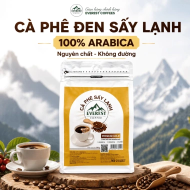 Cà Phê Đen Sấy Lạnh 100% Arabica FD200 - Không Đường, Hỗ Trợ Giảm Cân, Giá 220k
