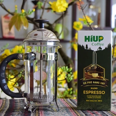 Cà Phê Espresso Rang Xay HIUP - Đậm Đà, Giá Ưu Đãi 110k (Giảm 31k)