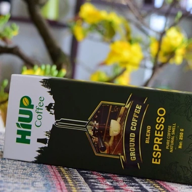 Cà Phê Espresso Rang Xay HIUP - Đậm Đà, Giá Ưu Đãi 110k (Giảm 31k)