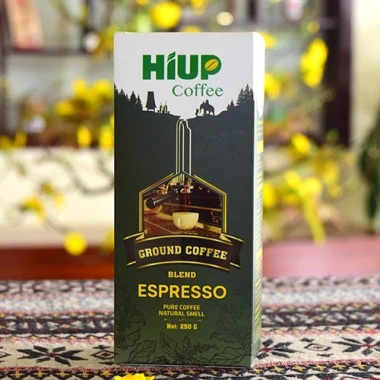 Cà Phê Espresso Rang Xay HIUP - Đậm Đà, Giá Ưu Đãi 110k (Giảm 31k)