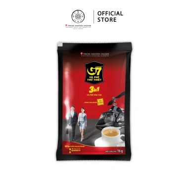 Cà Phê G7 3in1 Hộp 21 gói 16g - Giảm 22% chỉ 98.000₫, thơm ngon, tiện lợi 3 Cà Phê G7 3in1 Hộp 21 gói 16g - Giảm 22% chỉ 98.000₫, thơm ngon, tiện lợi 3