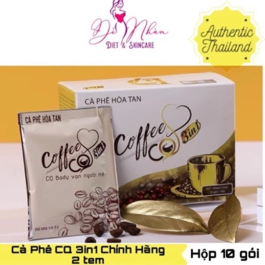 Cà phê giảm cân CQ hộp 10 gói chính hãng - Đốt mỡ, giảm cân nhanh, giá ưu đãi 239.000₫ 3