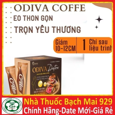 Cà phê giảm cân Odiva Nâm Linh Chi 15 gói - giảm mỡ, siết eo nhanh, chỉ 42.500₫