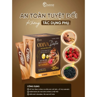 Cà phê giảm cân Odiva Nâm Linh Chi 15 gói - Giảm mỡ, siết eo nhanh, chỉ 69.000đ