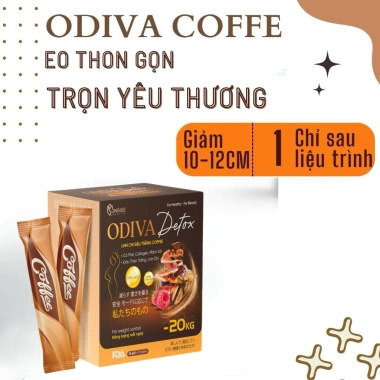 Cà phê giảm cân Odiva Nâm Linh Chi 15 gói - Giảm mỡ, siết eo nhanh, chỉ 69.000đ