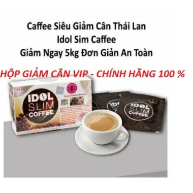 Cà Phê Giảm Cân Thái Lan IDOLE SLIM COFFE - Hộp 10 Gói - Đốt Mỡ, Tăng Metabolism, Giá 150.000 VND (Giảm từ 181.500 VND)