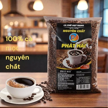 Cà phê hạt mọc nguyên chất 1kg mix 70% Robusta + 30% Culi - giảm còn 252.000đ (giá gốc 302.400đ)