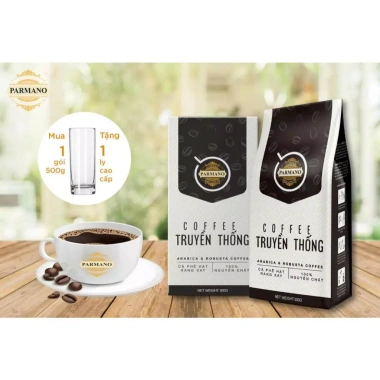 Cà Phê Hạt Rang Xay Truyền Thống - Tặng 01 Ly, Pha Phin & Máy, 184.800 VND