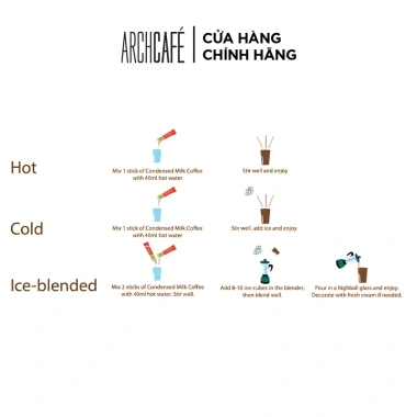 Cà Phê Hòa Tan Cappuccino Dừa Archcafe 12 gói - Giảm còn 60.000đ, vị thơm béo, tiện lợi 5 Cà Phê Hòa Tan Cappuccino Dừa Archcafe 12 gói - Giảm còn 60.000đ, vị thơm béo, tiện lợi 5