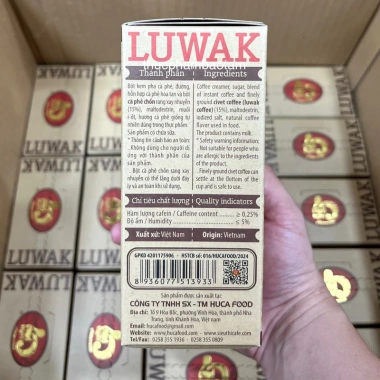Cà Phê Hoà Tan Con Chồn Vàng C7 3in1 Luwak - Hàng date mới, Giá 170k, Tiện lợi