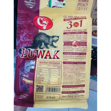 Cà Phê Hòa Tan Con Chồn Vàng C7 Luwak 3 Trong 1 - 30 Gói 17g, Giá ưu đãi 249.000 VNĐ 4