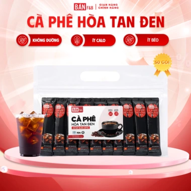 Cà Phê Hòa Tan Đen Không Đường Không Calo, Nguyên Chất Đậm Đà, Tiện Lợi 30g (15 gói x2) - Chỉ 80.000đ 8 Cà Phê Hòa Tan Đen Không Đường Không Calo, Nguyên Chất Đậm Đà, Tiện Lợi 30g (15 gói x2) - Chỉ 80.000đ 8