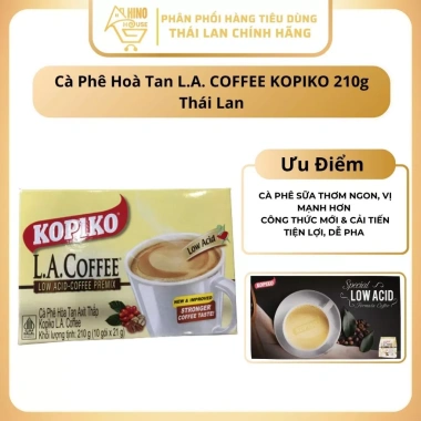 Cà Phê Hoà Tan Kopiko Low Acid 504g Thái Lan - Đậm Đà, Dễ Uống - 65.000₫ Hinohouse 7
