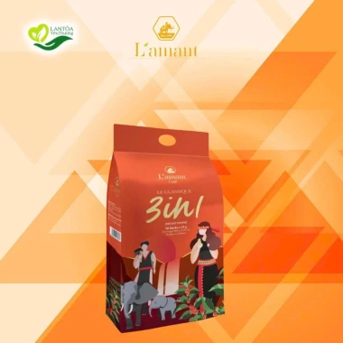 Cà phê hòa tan L'amant 3in1 50 gói 16g - Giá ưu đãi 150.000đ, thơm ngon, tiện lợi 2