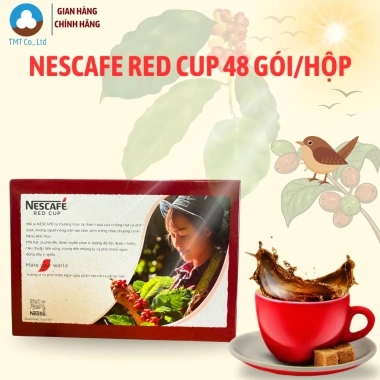 Cà phê hòa tan Nescafe Red Cup 96g 48 gói 2g - Giá 134.000₫, thơm ngon, pha nhanh 2 Cà phê hòa tan Nescafe Red Cup 96g 48 gói 2g - Giá 134.000₫, thơm ngon, pha nhanh 2