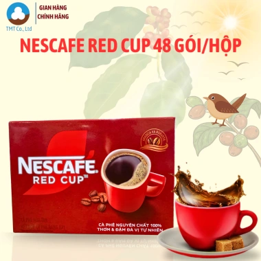 Cà phê hòa tan Nescafe Red Cup 96g 48 gói 2g - Giá 134.000₫, thơm ngon, pha nhanh