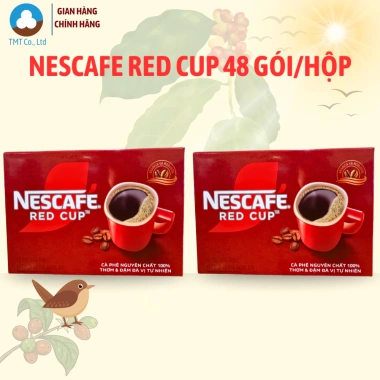 Cà phê hòa tan Nescafe Red Cup 96g 48 gói 2g - Giá 134.000₫, thơm ngon, pha nhanh
