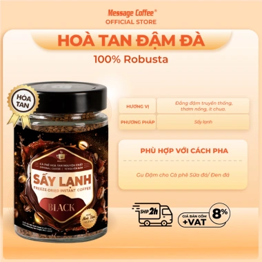 Cà Phê Hòa Tan Sấy Lạnh 80g Message Coffee Tinh Chất Rang Xay, Dùng Liền, 160.000 VND 2