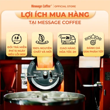 Cà Phê Hòa Tan Sấy Lạnh BLACK Message Coffee – Stick tiện lợi, tinh chất rang xay nguyên chất, chỉ 70.000đ