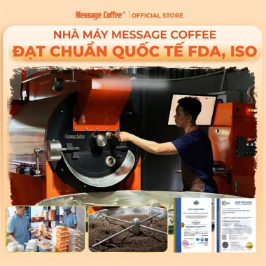 Cà Phê Hòa Tan Sấy Lạnh FINE Cao Cấp - Tinh chất rang xay nguyên chất, tiện lợi dùng liền từ Message Coffee, giảm còn 170.000 VND