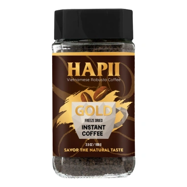 Cà Phê Hoà Tan Sấy Lạnh Robusta 100g - Cold Brew Dùng Liền, Giá 39.000₫ Hapii