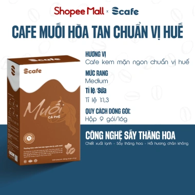 Cà Phê Hòa Tan Scafe Nguyên Chất - Giữ Trọn Hương Vị Đậm Đà Bền Lâu, Giá 69.000đ