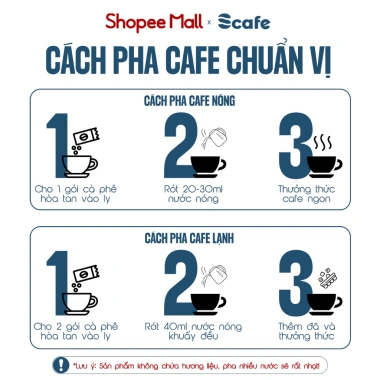Cà Phê Hòa Tan Scafe Nguyên Chất - Giữ Trọn Hương Vị Đậm Đà Bền Lâu, Giá 69.000đ