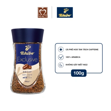 Cà phê hòa tan TCHIBO DECAF 100% Arabica, vị chua dịu, không gây mất ngủ - 100g, giá ưu đãi 189.000₫ 2