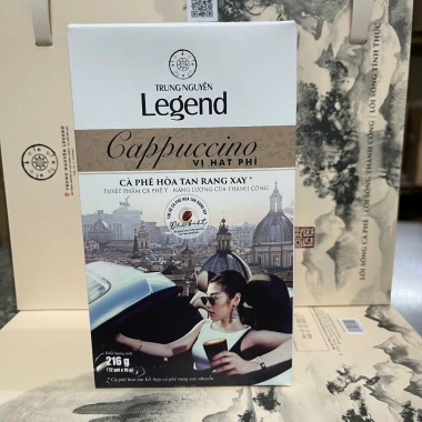 Cà Phê Hòa Tan Trung Nguyên Cappuccino 12 gói Hazelnut Mocha Coconut-89.000₫ 2 Cà Phê Hòa Tan Trung Nguyên Cappuccino 12 gói Hazelnut Mocha Coconut-89.000₫ 2