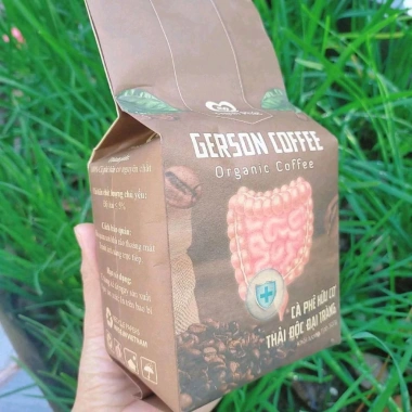 Cà phê hữu cơ Gerson 500g - Nguyên chất, thải độc đại tràng, giảm giá 178.000 VND 10