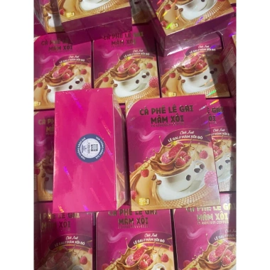 Cà phê mâm xôi Lê Gai chính hãng 15 gói, tem bạc QR, cod - siêu ngon, giảm còn 249k