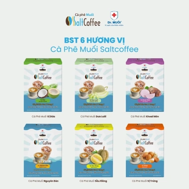 Cà Phê Muối Hòa Tan SaltCoffee Vị Nguyên Bản 9 Gói - Muối Biển Tự Nhiên - Giá 53.350 VND