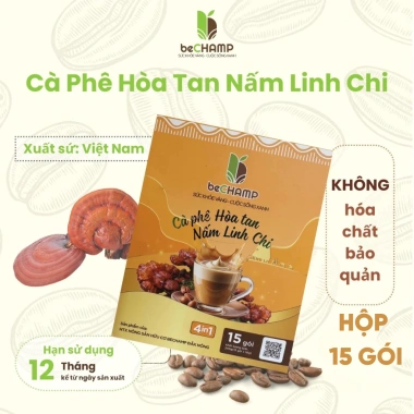 Cà phê nấm linh chi ĐăkNông hòa tan, thơm dễ uống, tỉnh táo - Giá 309.000₫