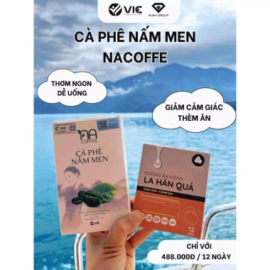Cà Phê Nấm Men Na Coffee 12 gói - Mua 1 tặng 1, giảm cân, giữ dáng, đẹp da 189.000₫ 4