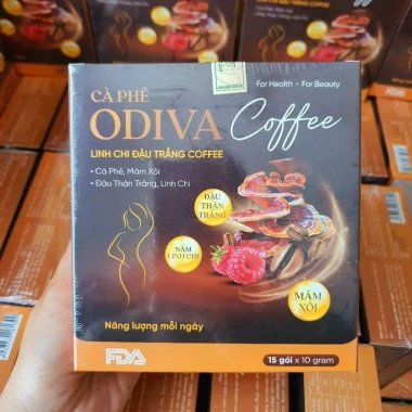 Cà phê Odiva 3in1 chính hãng 15 gói - Hương thơm ngon, mẫu mới, chỉ 50.000 VND