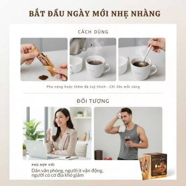 Cà phê Odiva Linh Chi & Đậu Trắng - Mâm Xôi, kiểm soát cân nặng, giảm cân 36.001đ 4