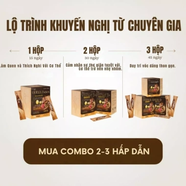 Cà phê Odiva Linh Chi & Đậu Trắng - Mâm Xôi, kiểm soát cân nặng, giảm cân 36.001đ 7