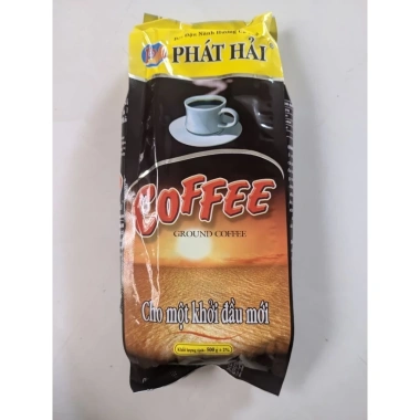 Cà Phê Phát Hải Rang Xay Đậm Đà 500g - Pha Phin Thơm Ngon, Giảm 25% - Chỉ 75.000 VND