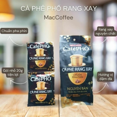 Cà Phê Phố Rang Xay Nguyên Bản MacCoffee Giá Ưu Đãi 45.000đ, Đậm Đà Hương Vị