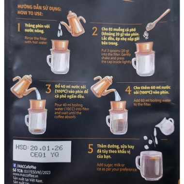 Cà Phê Phố Rang Xay Nguyên Bản MacCoffee Giá Ưu Đãi 45.000đ, Đậm Đà Hương Vị 8