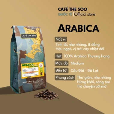 Cà phê rang xay Arabica Cầu Đất 100% nguyên chất - Thanh chua nhẹ, hậu vị tuyệt vời, chỉ 103k 2 Cà phê rang xay Arabica Cầu Đất 100% nguyên chất - Thanh chua nhẹ, hậu vị tuyệt vời, chỉ 103k 2