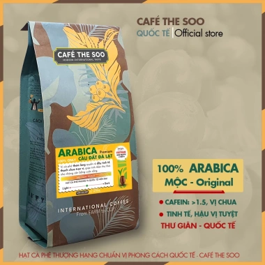 Cà phê rang xay Arabica Cầu Đất 100% nguyên chất - Thanh chua nhẹ, hậu vị tuyệt vời, chỉ 103k