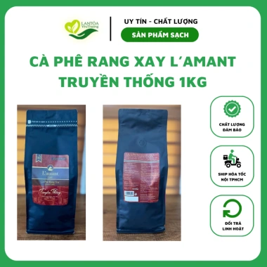 Cà phê rang xay L'amant Truyền thống 500g - Hương vị đậm đà, chỉ 133.000đ 3