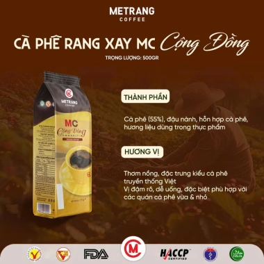 Cà phê rang xay METRANG 500g Đậm đà hài hoà, phù hợp quán cà phê vừa, giá ưu đãi 95.000 VND 8