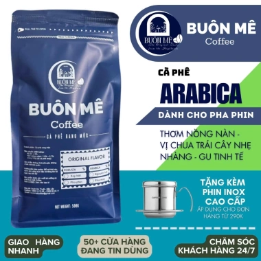 Cà Phê Rang Xay Nguyên Chất 500g Robusta Arabica Gu Đậm Vừa Giá 102.744 VND