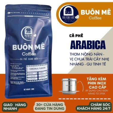 Cà Phê Rang Xay Nguyên Chất 500g Robusta Arabica Gu Đậm Vừa Giá 102.744 VND