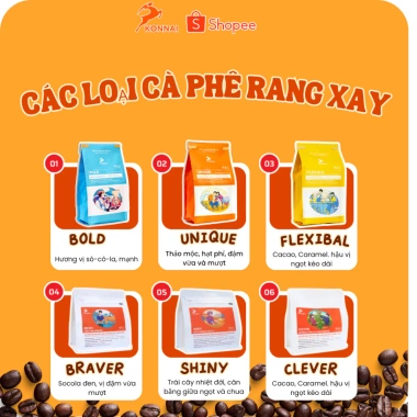 Cà phê rang xay nguyên chất FLEXIBLE Konnai – Arabica Sơn La & Robusta, hậu vị ngọt kéo dài, giá ưu đãi 100.000₫ 4